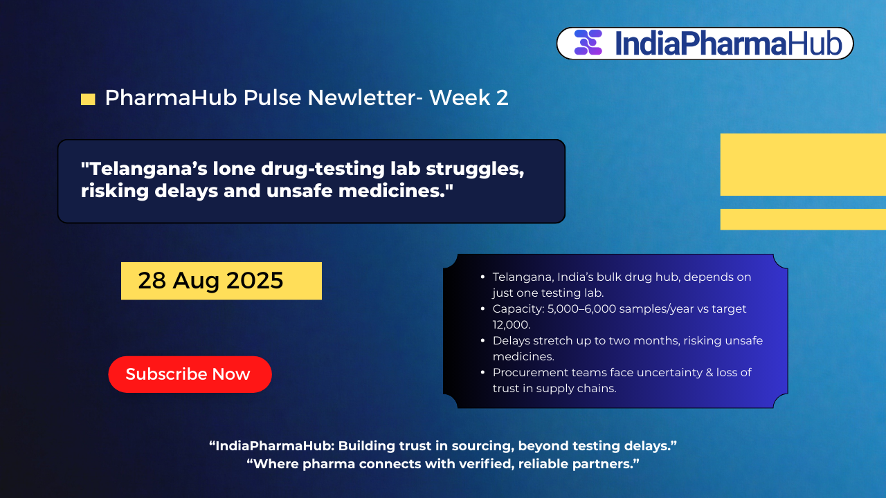Telangana's Drug Testing Bottleneck: Building Trust Beyond Delays